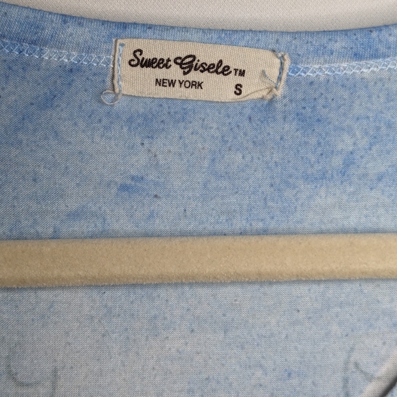 Sweet Gisele Texas T-shirt Women's Sz S Rhinestones & Glitter D-2 - Picture 6 of 7